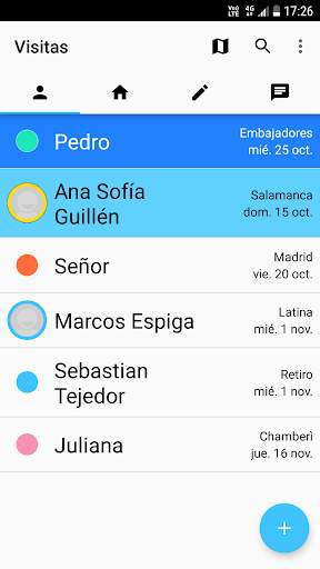 Organizador de servicio screenshot 1