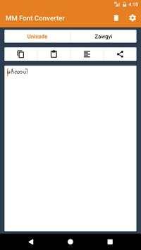 MM Font Converter screenshot 1