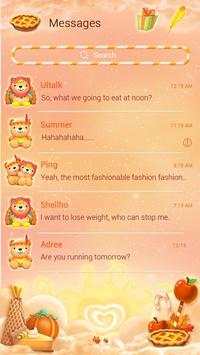 FREE-GO SMS THANKSGIVING THEME screenshot 2