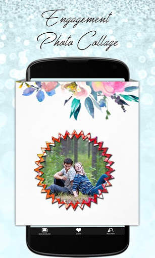 Engagement Photo Collage : Photo Frames screenshot 1