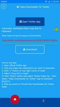 Baixe vídeos do Twitter screenshot 1