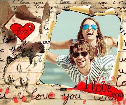 Romantic Photo Frames 5 تصوير الشاشة