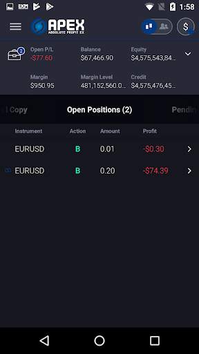 APEX Mobile screenshot 2