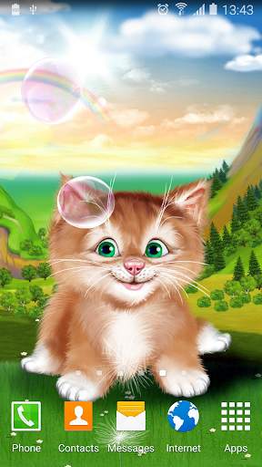 Kitten Live Wallpaper screenshot 1