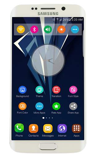 Pixel 4 XL Launcher Theme 1 تصوير الشاشة