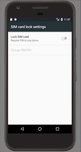 SIM Password screenshot 2
