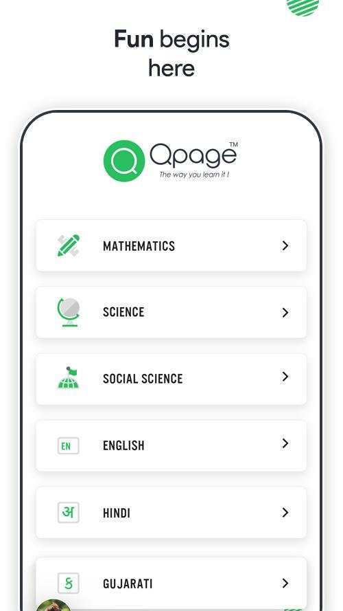 Qpage - A learning app for NCERT syllabus screenshot 2
