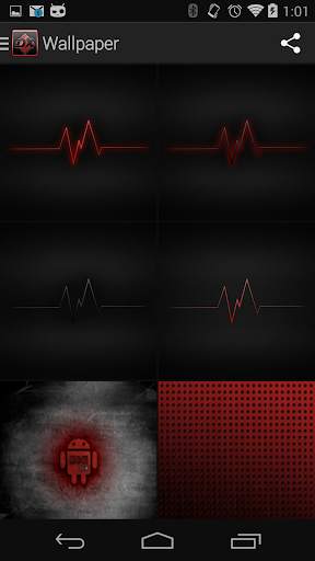 Serenity Launcher Theme Red screenshot 4