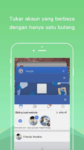 Dual Space - Berbilang Akaun screenshot 6