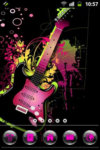 Pink Black Theme screenshot 2
