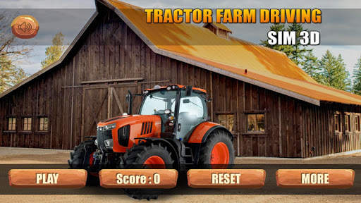 Tractor Farm Driving Sim 3D 1 تصوير الشاشة