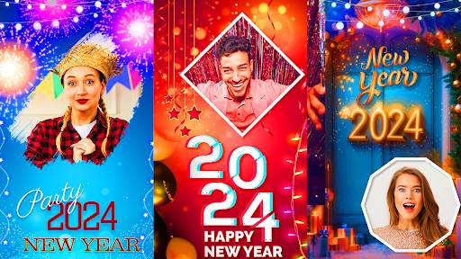 Happy New Year Photo Frame2024 screenshot 4