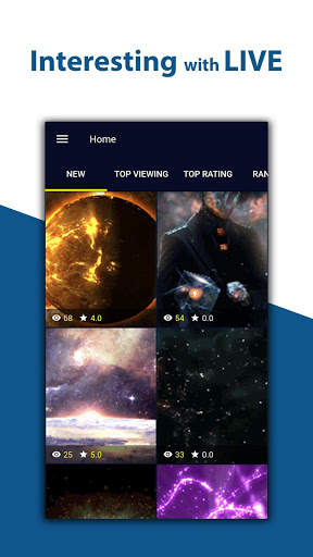 Galaxy Live Wallpapers Full HD screenshot 1