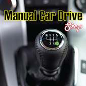 Manual Car Drive Step logo
