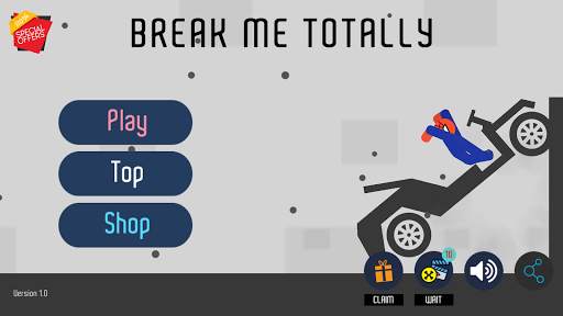 Stickman Ragdoll Dismounting - Physics Relax Game screenshot 1
