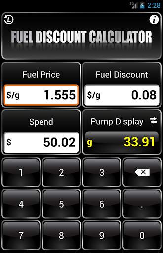Fuel Discount Calculator screenshot 2