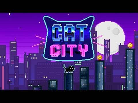 Cat City — Geometry Jump скриншот 1