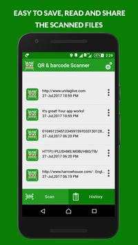 Free QR Code Scanner 2017 , Barcode Scanner screenshot 3