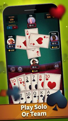 Spades Offline - Kartenspiele screenshot 2