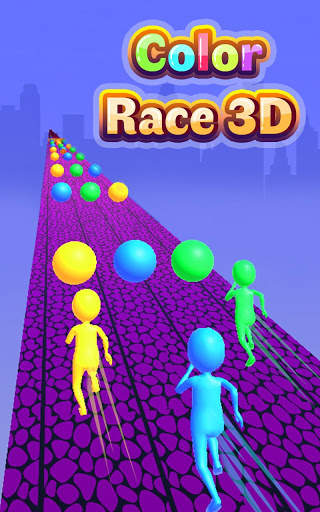 Color Race 3D :freerun fun game screenshot 2