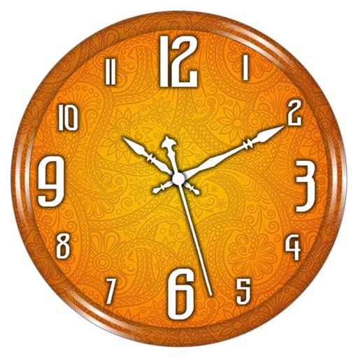 Orange Clock Live Wallpaper 1.0.0