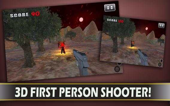 Alien Zombie Sniper Serangan screenshot 7