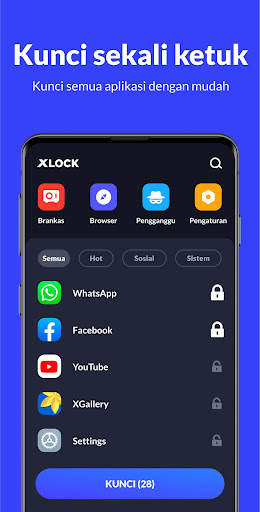 Kunci Aplikasi - Applock, PIN screenshot 4