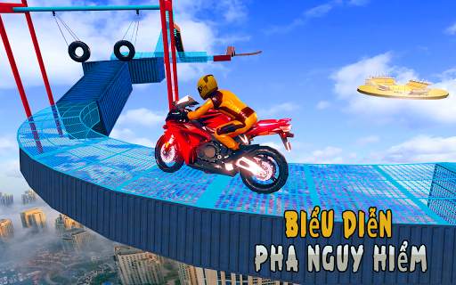 Con dốc Xe đạp Trò chơi đua xe bất khả thi screenshot 8