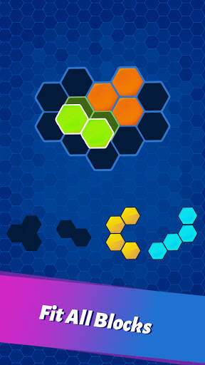 Hexa Block Puzzle 1 تصوير الشاشة