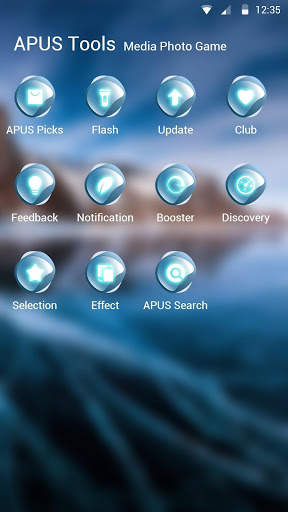 Cold Ice-APUS Launcher theme screenshot 3