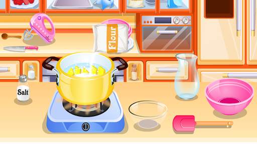cook cake with berries games screenshot 2
