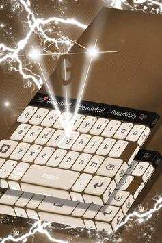 Dark Brown Keyboard Theme screenshot 4