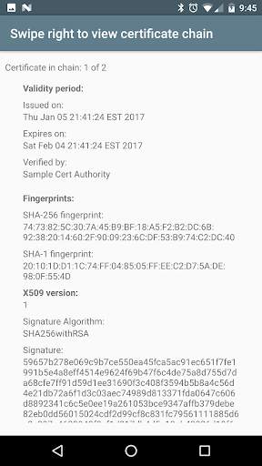 My Certificates screenshot 6