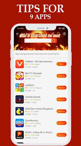 Helper for 9app Mobile Market screenshot 1