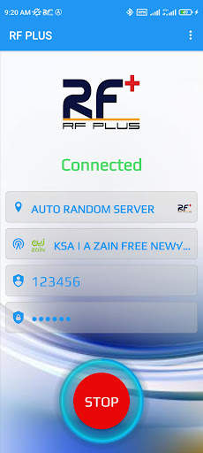 RF PLUS   VPN screenshot 1