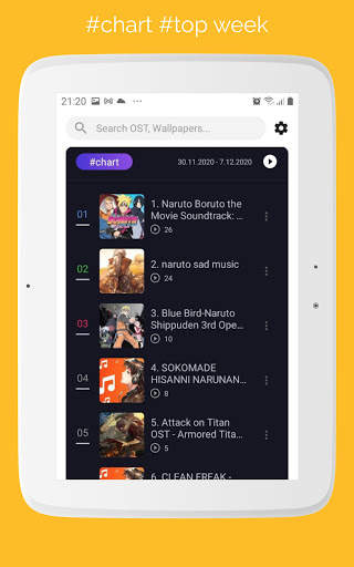 Anime Music - Mix, OST, Otaku Chat and Wallpapers screenshot 16