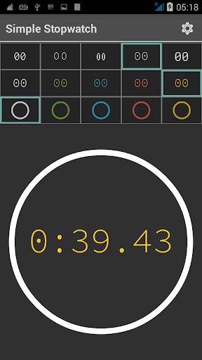 Simple digital stopwatch –free screenshot 4