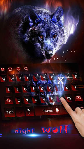 Aurora Wild Wolf Keyboard screenshot 1