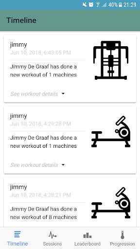 Gymi - Social Fitness screenshot 2