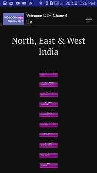 Videocon d2h Channel List screenshot 2