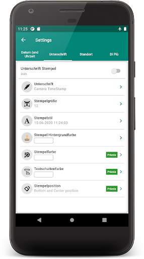 Kamera-Zeitstempel screenshot 3