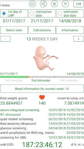 Pregnancy Due Date Calculator screenshot 2