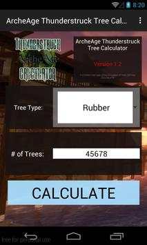 ArcheAge TS Tree Calculator screenshot 1