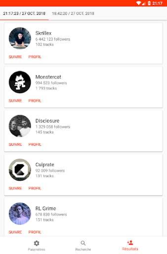 Profile Finder pour SoundCloud screenshot 8