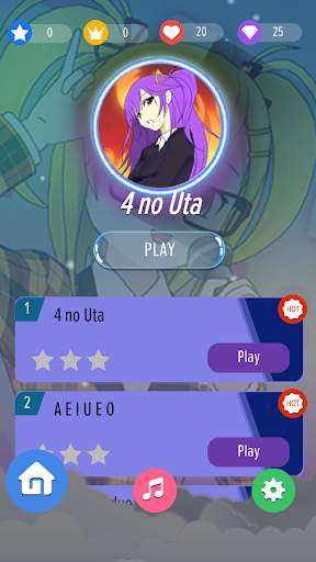Anime Piano Tiles 3 screenshot 1