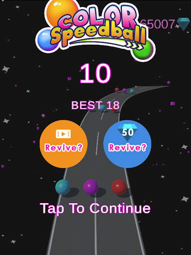 Color Speedball: 3D Road Color Ball Run with Music screenshot 8