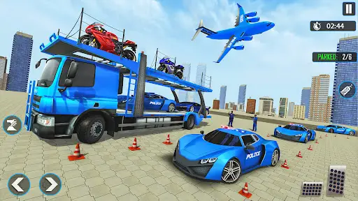 Game Pengangkut Pesawat Polisi screenshot 7