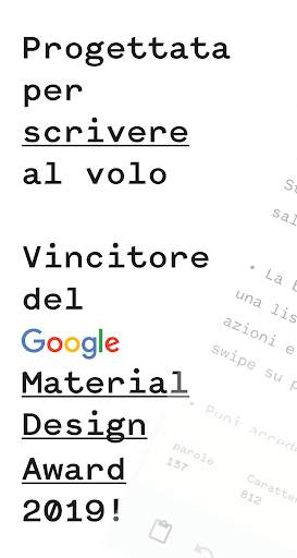 ruff: app di scrittura per ⚡ note, liste & bozze screenshot 1