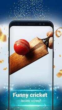 Funny Cricket Game Lock Screen for You screenshot 2