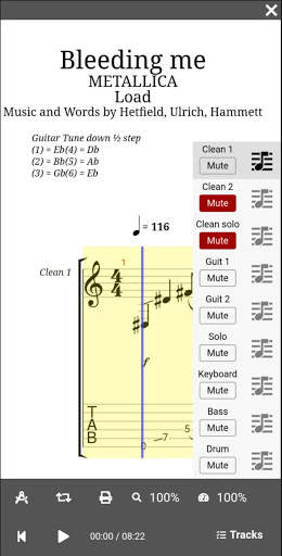GProTab: Guitar tabs & player 3 تصوير الشاشة